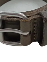 Vorschaubild 2 von Ledergürtel Herren Braun Gr. 90 Echtleder Casual