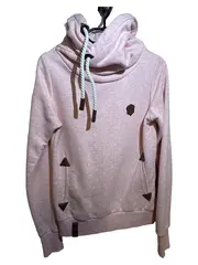 Vorschaubild 1 von Damen Kapuzenpullover Rosa Gr. 36/S Hoodie Anker Muster Casual