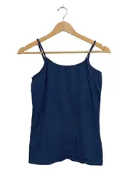 Vorschaubild 1 von Body Damen Trägertop Basic Gr. 40/42 Blau Baumwolle Spaghetti
