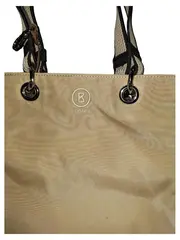 Vorschaubild 2 von Damen Shopper Handtasche Beige Nylon Tasche Casual