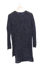 Vorschaubild 2 von knit Damen Freizeitkleid Gr. 38/M Grau Meliert Langarm Polyester