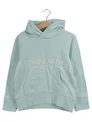 Vorschaubild 1 von Kinder Hoodie Kapuzenpullover Gr. 116/122 Türkis Bio-Baumwolle