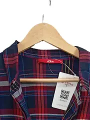 Vorschaubild 3 von Damen Blusenkleid Hemdblusenkleid Kariert Gr. 44 XXL Spitze