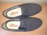 Vorschaubild 4 von Damen Slipper Canvas Slip-On Gr. 38 Blau Sneaker Schuhe