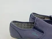 Vorschaubild 2 von Damen Slipper Canvas Slip-On Gr. 38 Blau Sneaker Schuhe