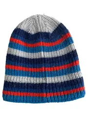 Vorschaubild 1 von Mütze Damen Herren Mehrfarbig Gestreift Outdoor Strickmütze