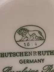 Vorschaubild 2 von Porcelaine Rose Tasse Untertasse Porzellan Weiß Klassisch