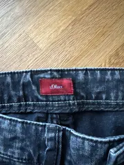 Vorschaubild 5 von Destroyed Jeans Kinder Blau Gr. 176 Meliert Baumwolle L32