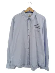 Vorschaubild 1 von Polo Team Herren Freizeithemd Langarm Gestreift Blau 2XL
