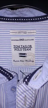 Vorschaubild 3 von Polo Team Herren Freizeithemd Langarm Gestreift Blau 2XL