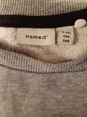 Vorschaubild 5 von Kinder Pullover Gr. 134/140 Grau Meliert Reißverschluss Baumwolle