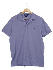 Vorschaubild 1 von Herren Poloshirt Slim Fit Gr. XL Lila Meliert