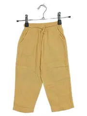Vorschaubild 1 von Musselin Hose Kinder Gr. 92 Gelb Baumwolle Stoffhose