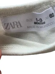 Vorschaubild 4 von Baby Langarmshirt Gr. 62 Beige Basic Baumwolle 1-3 Monate