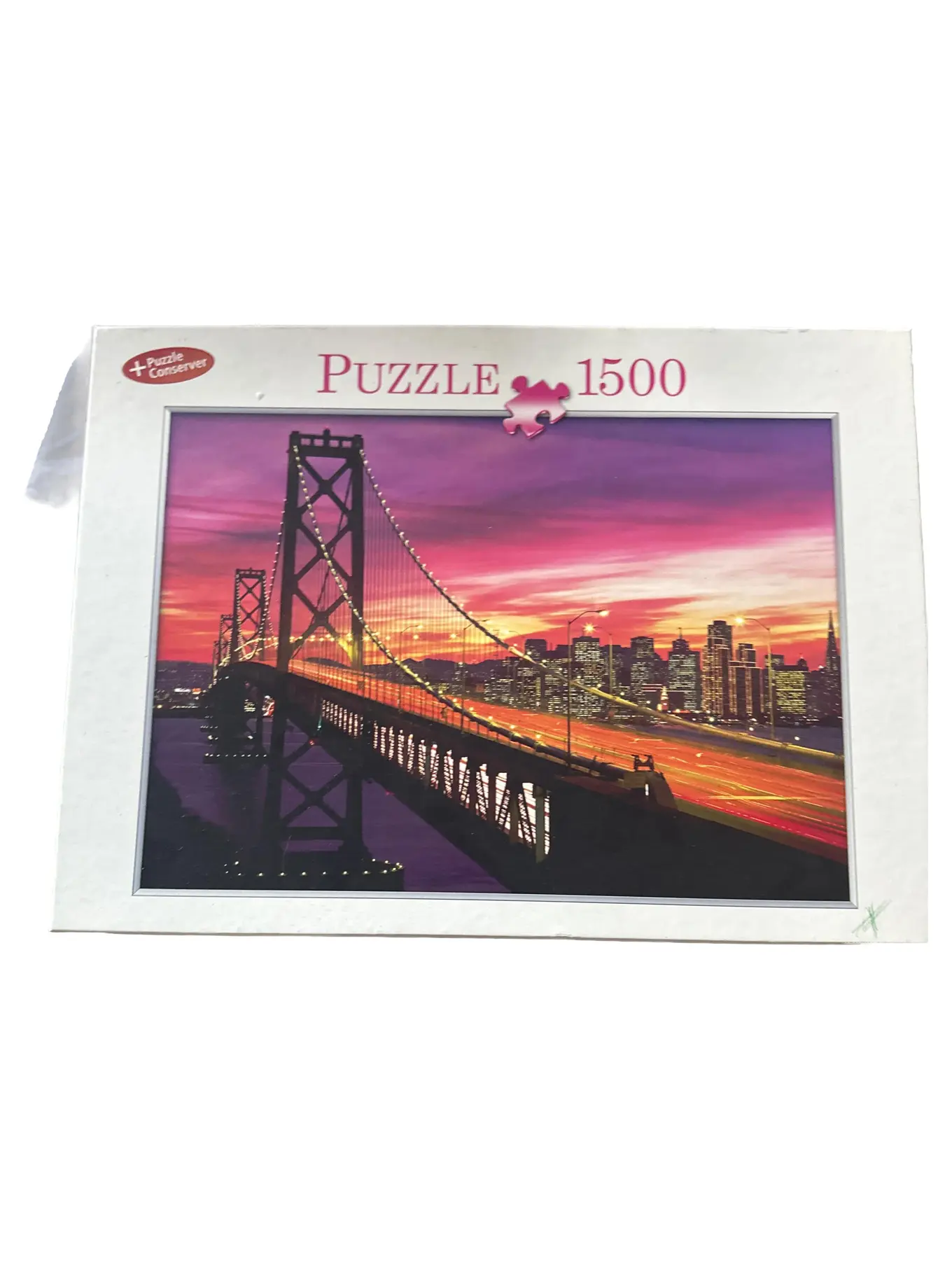 PUZZLE CONSERVER Golden Gate Bridge Nacht 1500 Teile San Francisco Skyline