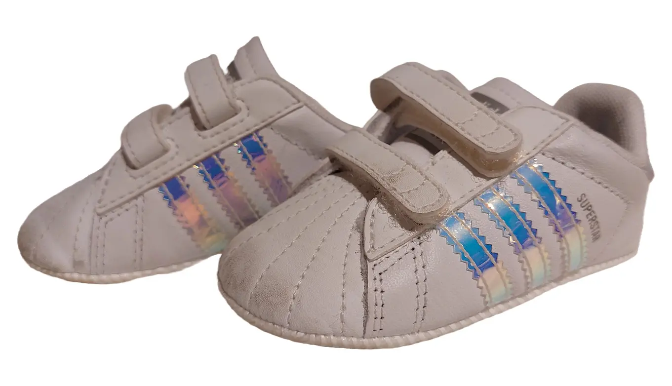 ADIDAS Superstar Krabbelschuhe Kinder Gr. 19 Weiß Sportlich