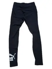 Vorschaubild 2 von Damen Leggings Schwarz Gr. 36/S Sportleggings Logo-Print