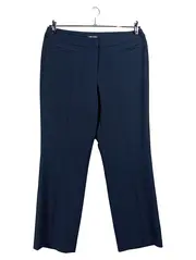 Vorschaubild 1 von Damen Stoffhose Gr. 42 Blau Business Elegant Bügelfalte