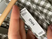 Vorschaubild 5 von Damen Freizeitkleid Grün Kariert Gr. 38/M Baumwolle