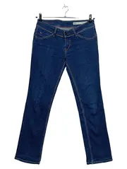 Vorschaubild 1 von Victoria Straight Jeans Damen W29/L30 Blau Stretch