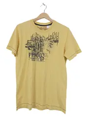 Vorschaubild 1 von Herren T-Shirt Gr. M Gelb New York Grafik Print Urban Style