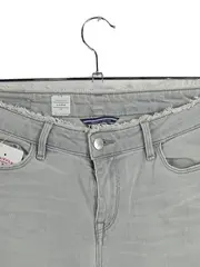 Vorschaubild 2 von Jeans Damen Slim Fit Grau W30 Baumwolle Casual Alltag L26