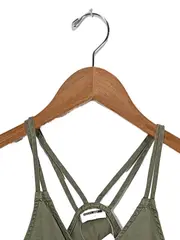 Vorschaubild 3 von Trägerkleid Damen Gr. 34/XS Oliv Lyocell Sommerkleid Freizeit