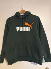 Vorschaubild 3 von Hoodie Kapuzenpullover Herren Gr. S Grün Logo Sportlich