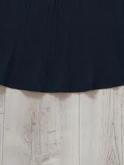 Vorschaubild 3 von Damen Bleistiftrock Gr. 40/42 Schwarz Strukturmuster Maxi Casual