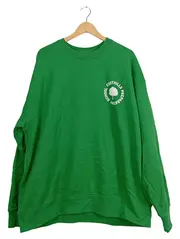 Vorschaubild 1 von Herren Pullover Grün XL Casual Logo-Print Baumwolle