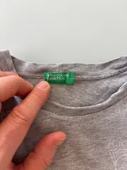 Vorschaubild 3 von Langarmshirt Kinder Gr. 150/152 Grau Baumwolle