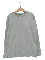 Vorschaubild 1 von Langarmshirt Kinder Gr. 150/152 Grau Baumwolle