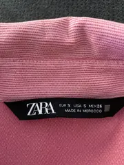 Vorschaubild 8 von Damen Cordhemd Hemdbluse Gr. 36 S Rosa Langarm Casual