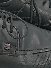 Vorschaubild 5 von Herren Schnürschuhe Leder Schwarz Größe 41