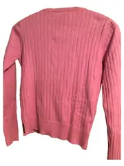 Vorschaubild 6 von Strickjacke Damen Gr. M Rosa Cardigan Rippstrick Baumwolle