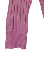 Vorschaubild 5 von Strickjacke Damen Gr. M Rosa Cardigan Rippstrick Baumwolle