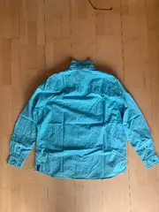 Vorschaubild 2 von Herren Freizeithemd Türkis Kariert Gr. XL Baumwolle Langarm