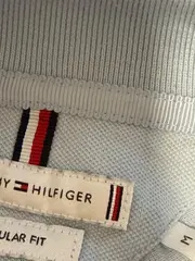 Vorschaubild 7 von Damen Poloshirt Hellblau Gr. M Regular Fit Baumwolle