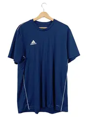 Vorschaubild 1 von Herren Sport Shirt Blau Gr. XL Kurzarm Polyester