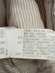 Vorschaubild 4 von Leichte Jacke Kinder Gr. 74 Beige Klassisch Kapuze Reißverschluss