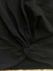 Vorschaubild 3 von Damen Top Gr. 38/M Schwarz mit Knoten Casual Ärmellos