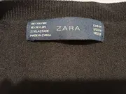 Vorschaubild 3 von Basic Pullover Damen Viskose Schwarz Gr. M Langarm Zierknöpfe