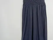 Vorschaubild 3 von Damen Sommerkleid Gr. XS Grau Seide Baumwolle Bandeau