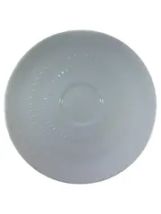 Vorschaubild 1 von Apart Untertasse Porzellan Weiß 11 cm Klassisch Strukturmuster
