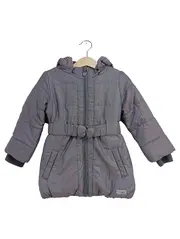 Vorschaubild 1 von Kinder Steppmantel Gr. 92 Grau Klassisch Outdoor Winterjacke