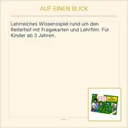 Vorschaubild 2 von Der Reiterhof Lernspiel Wissensspiel Pferde Mädchen ab 3 Jahre DVD