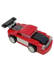 Vorschaubild 1 von Bauset Komplett Sportwagen Modell 31055 Rot Kinder