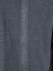 Vorschaubild 5 von Strickjacke Herren Gr. L Blau Reißverschluss Baumwolle