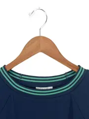 Vorschaubild 2 von EDC Damen Langarmshirt Gr. 36/S Blau Casual Polyester Elasthan