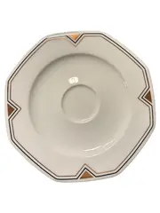 Vorschaubild 1 von Valentino Unterteller Porzellan Geometrisch Weiß 16 cm